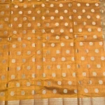 Semi Raw Silk in Marigold Orange