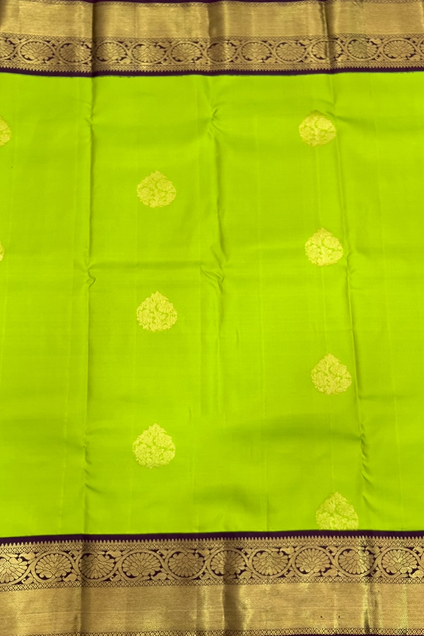 Green Kanchipuram Silk - body