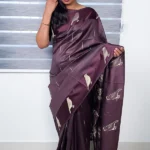 Semi Satin Silk Saree