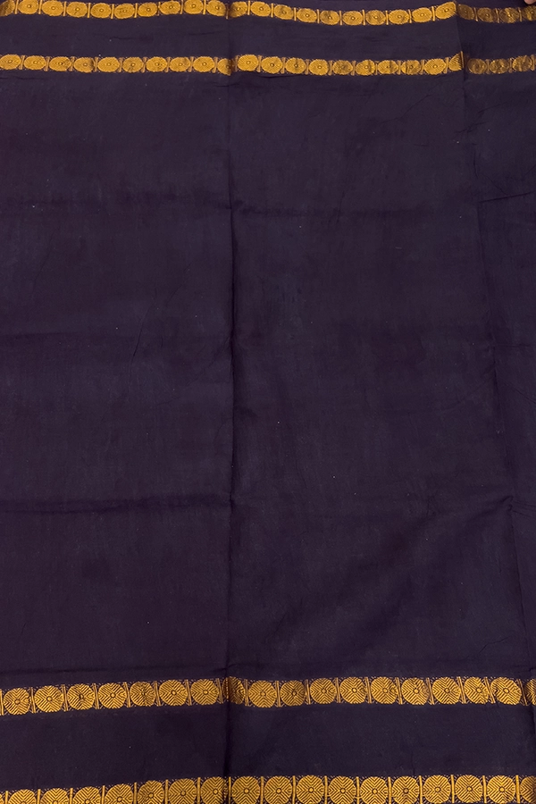 Sungudi Cotton in Magenta Pink and Black