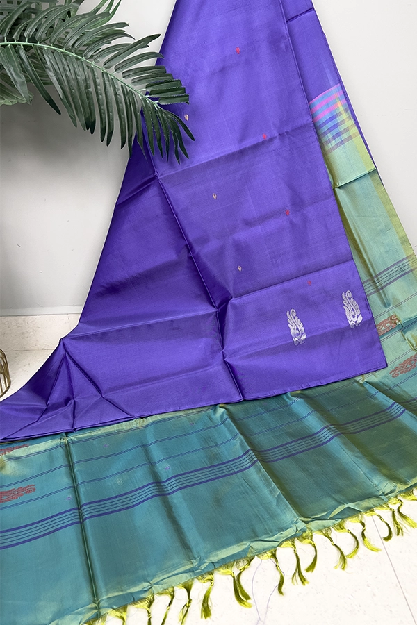 Bananapith saree violet - main