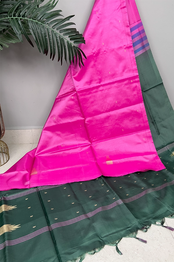 Bananapith saree -Pink main