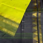 Bananapith saree green-pallu
